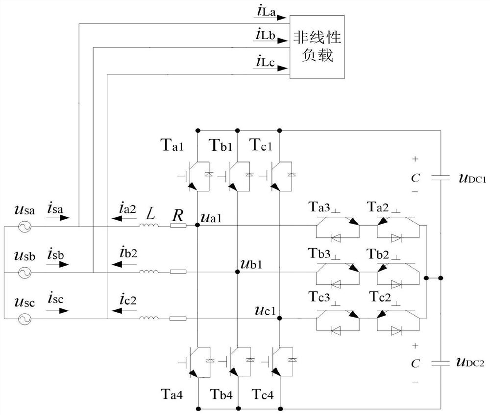 Active power filter control system based on three-level TNPC