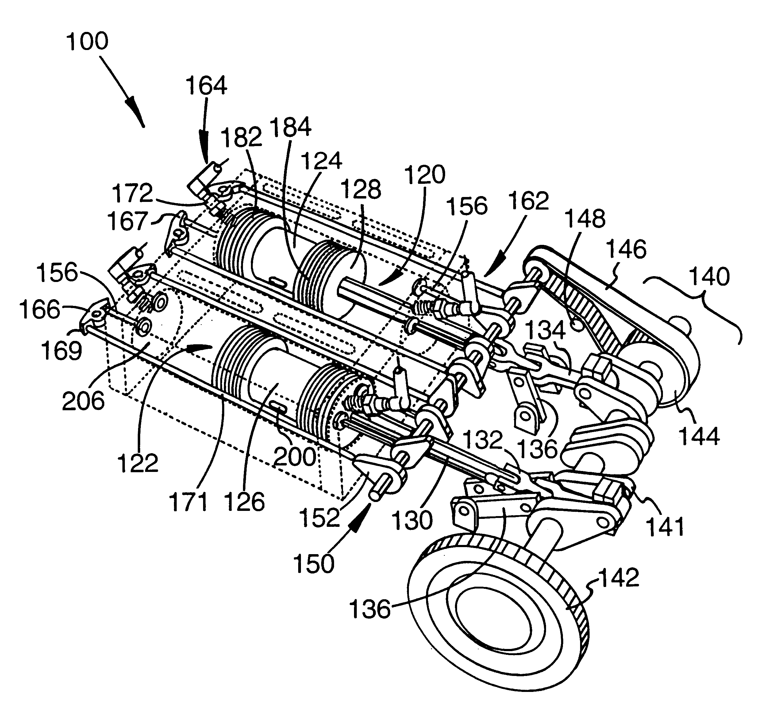 Engine with double sided piston