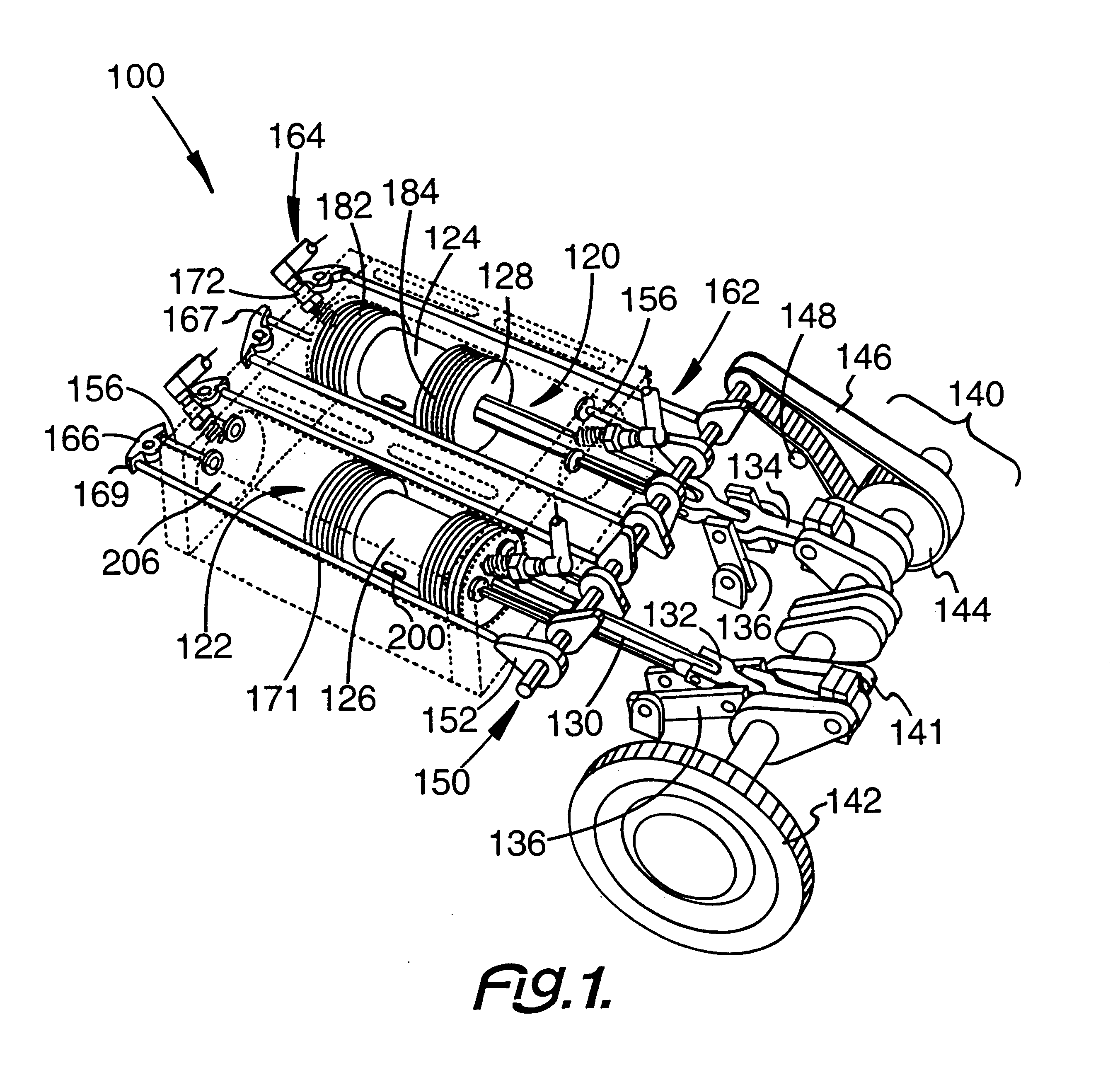 Engine with double sided piston