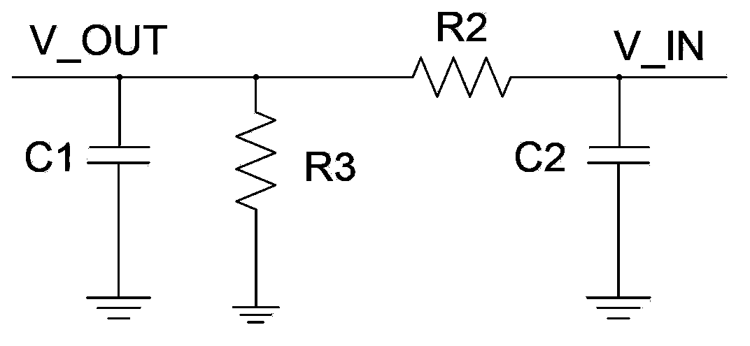 Resistor type analogue signal processing circuit of vehicle-mounted external sensor