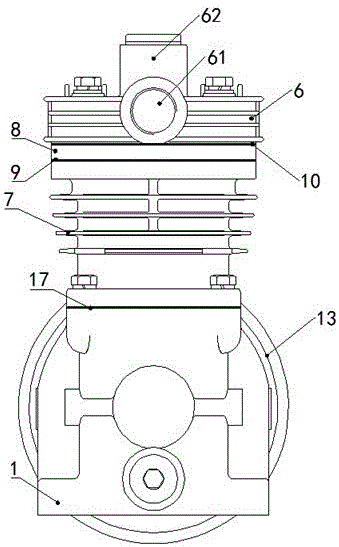 Air compressor for vehicle