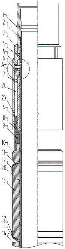 Double cylinder compression packer