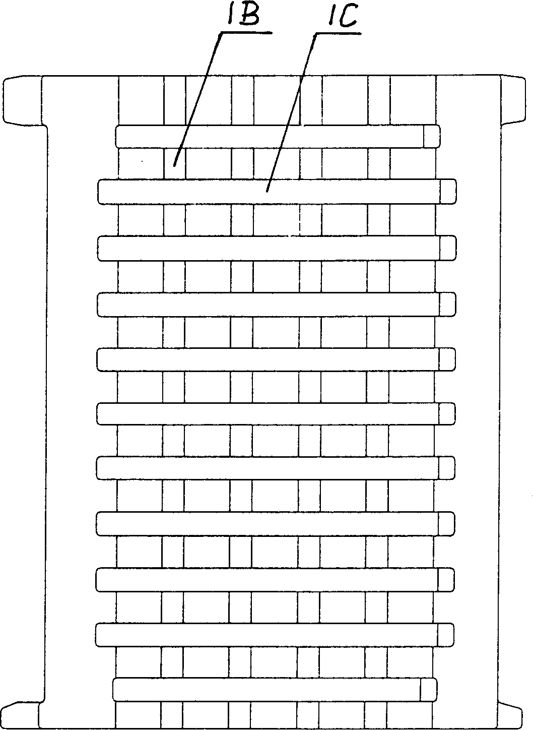 Integrally cast grate plate