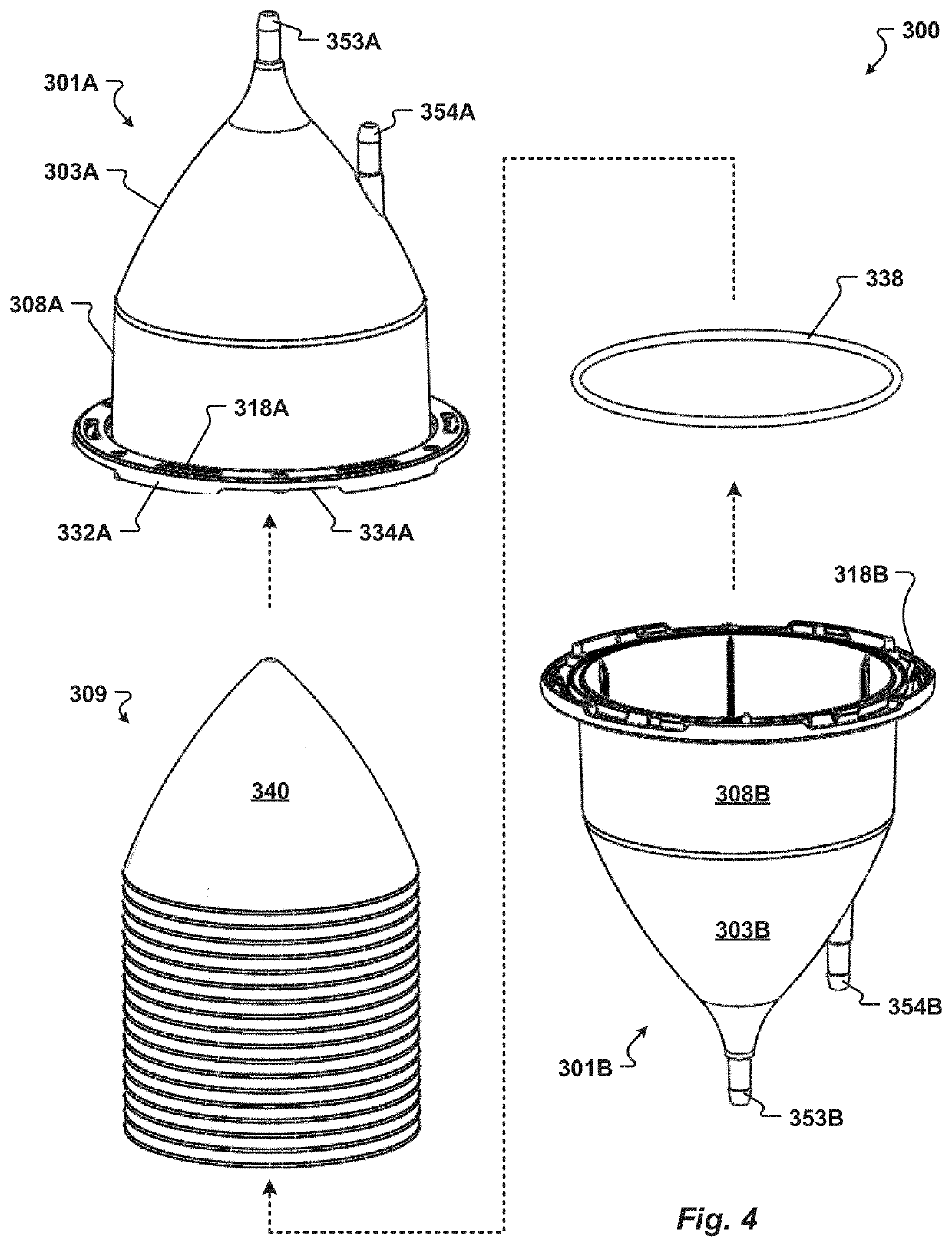Particle settling devices