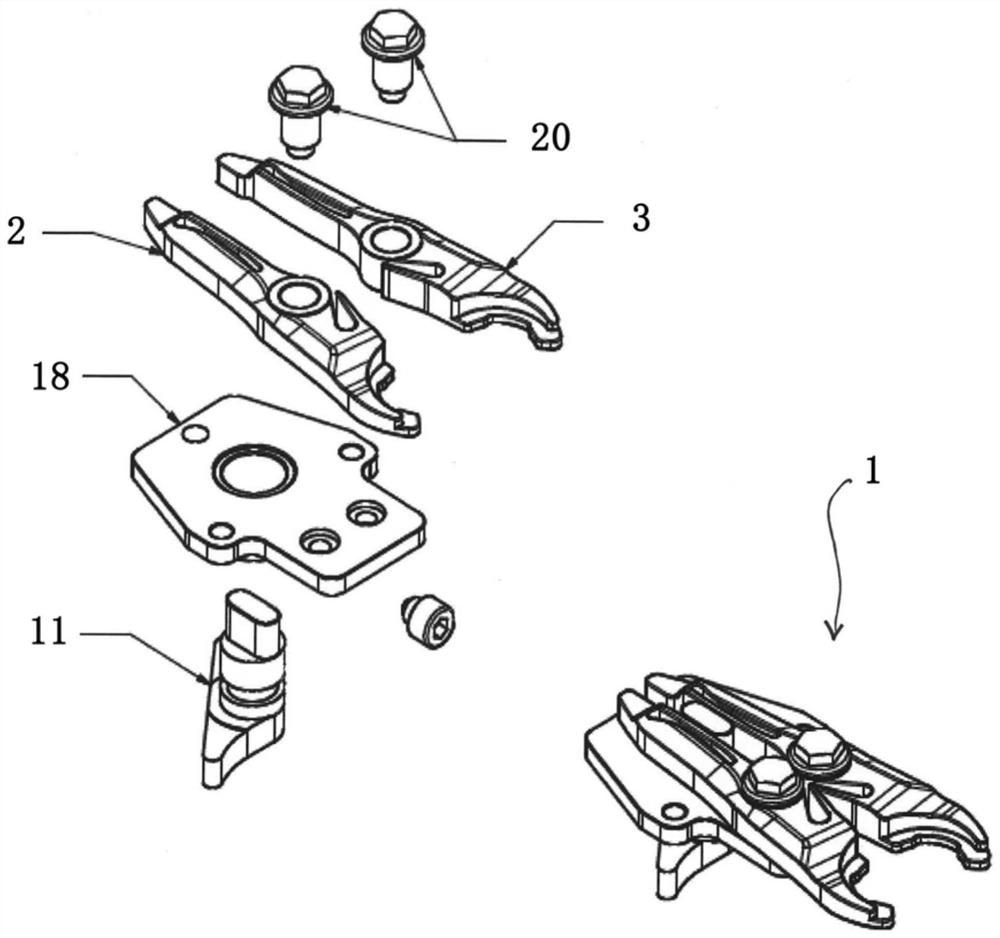 Gripping arm for containers and gripping device comprising such a gripping arm