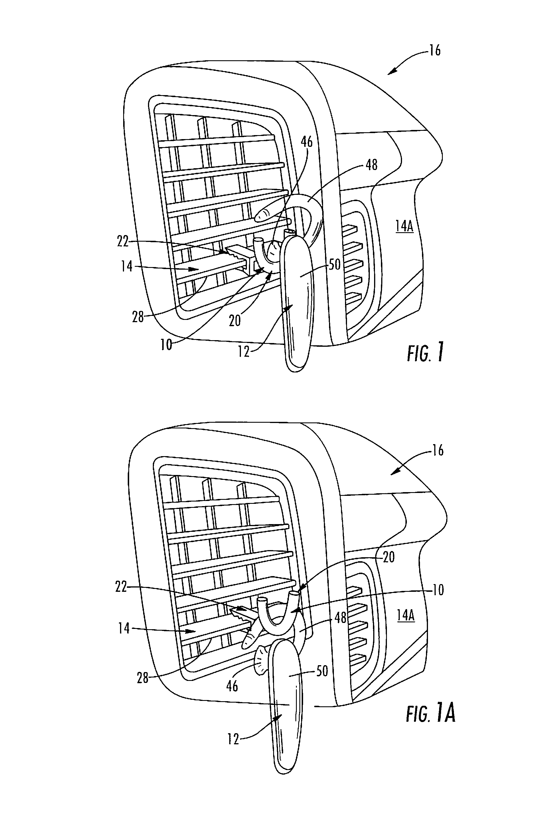 System and holder for supporting a telephone headset in a motor vehicle