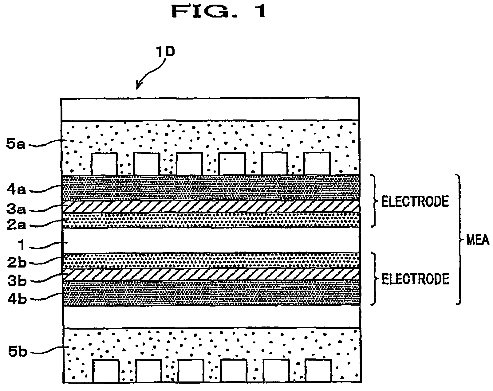 Electrode for solid polymer fuel cell