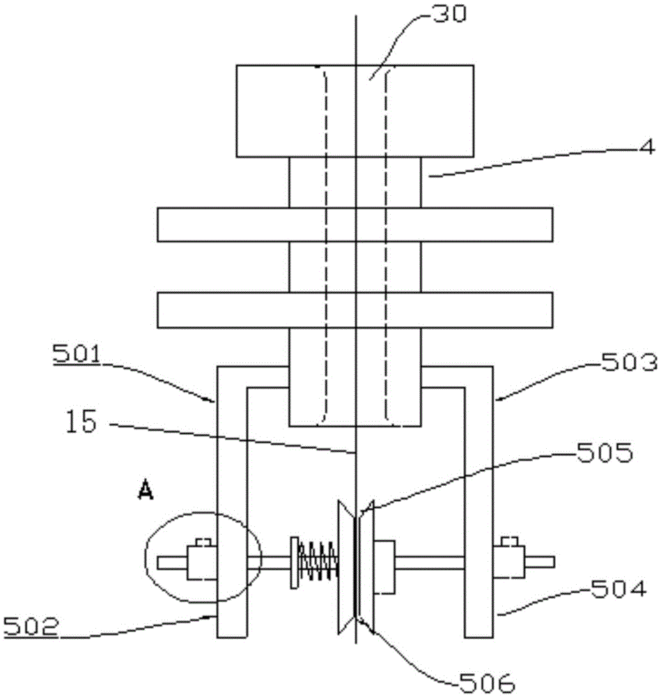 Clamping false twisting device