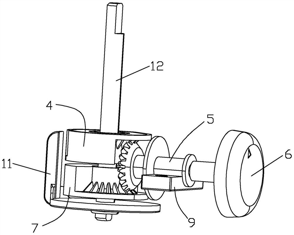 Motor driving device and swing device thereof