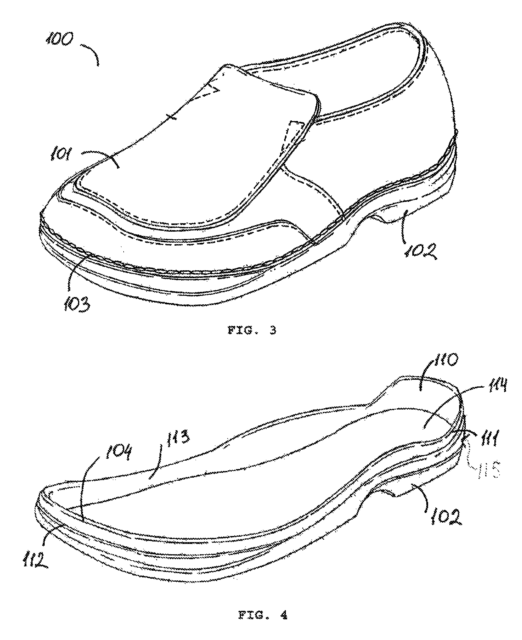 Outside Opanka shoe construction