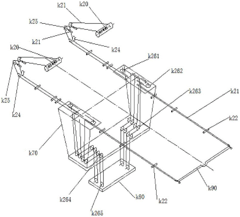 Double-trolley drive mechanism used for traversing type double-trolley quay crane