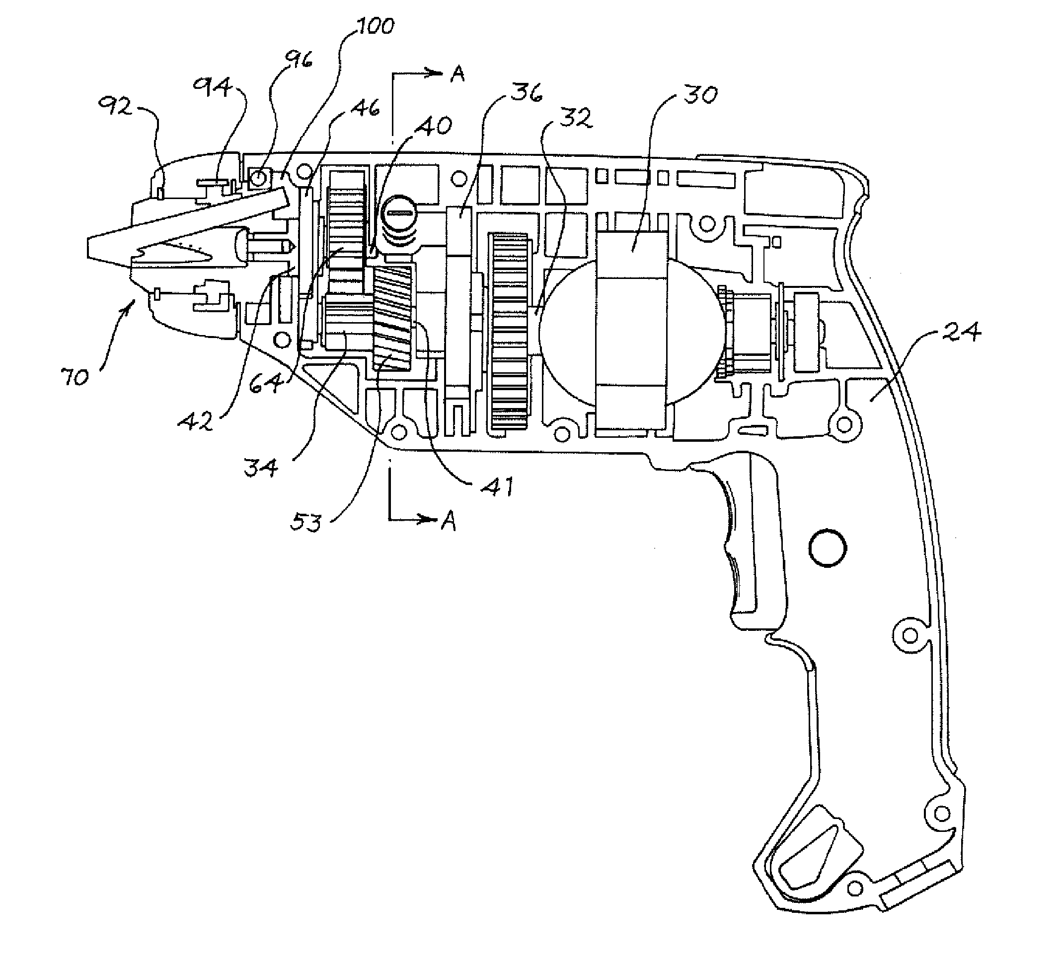 Multi-Speed Drill and Chuck Assembly