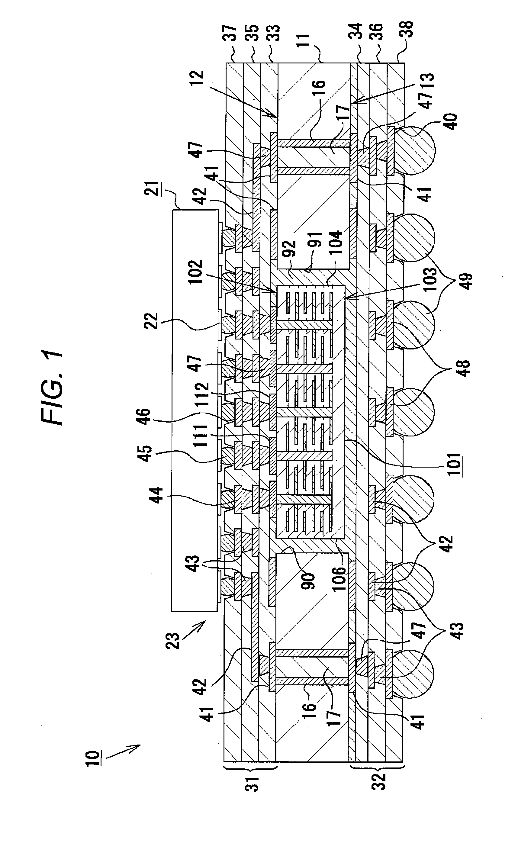 Component built-in wiring substrate and manufacturing method thereof