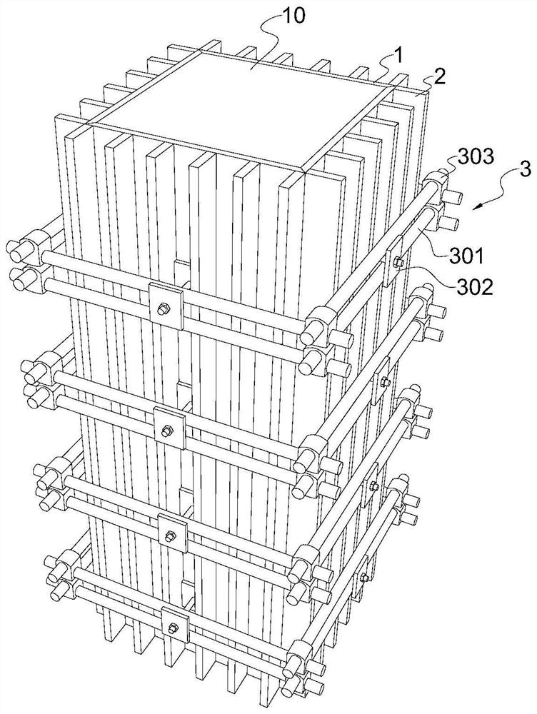 Construction method of concrete column