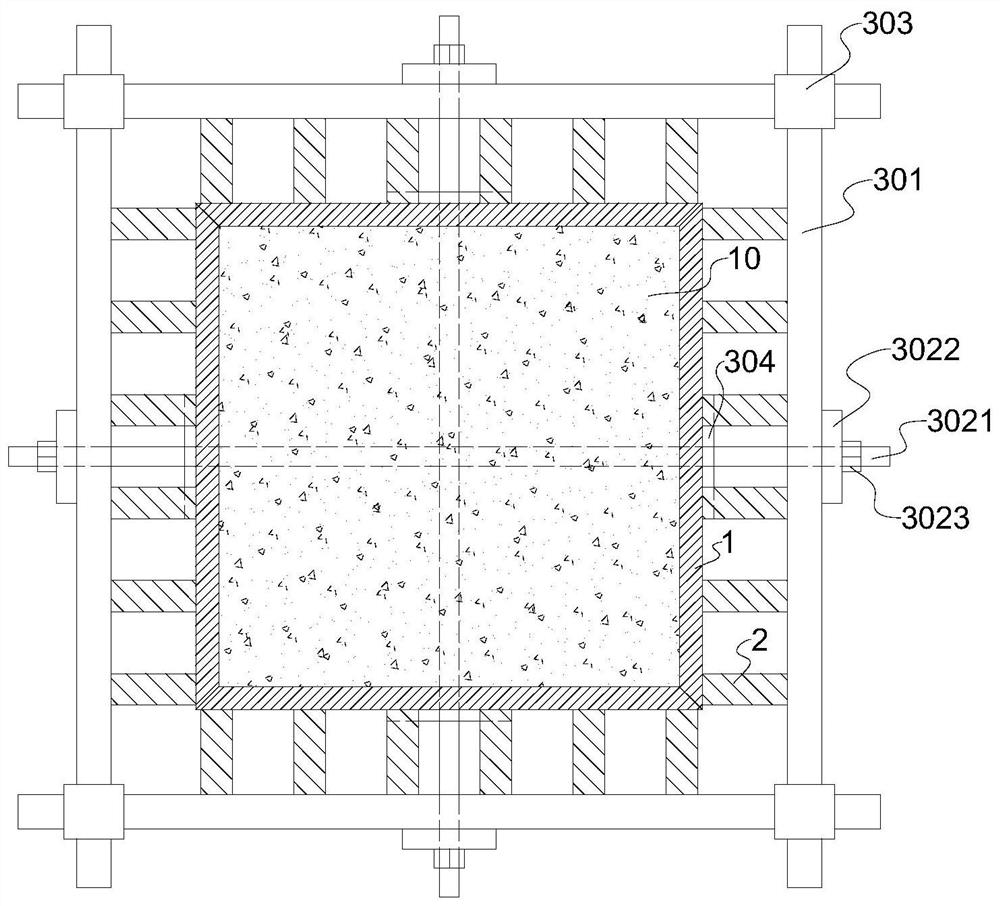 Construction method of concrete column