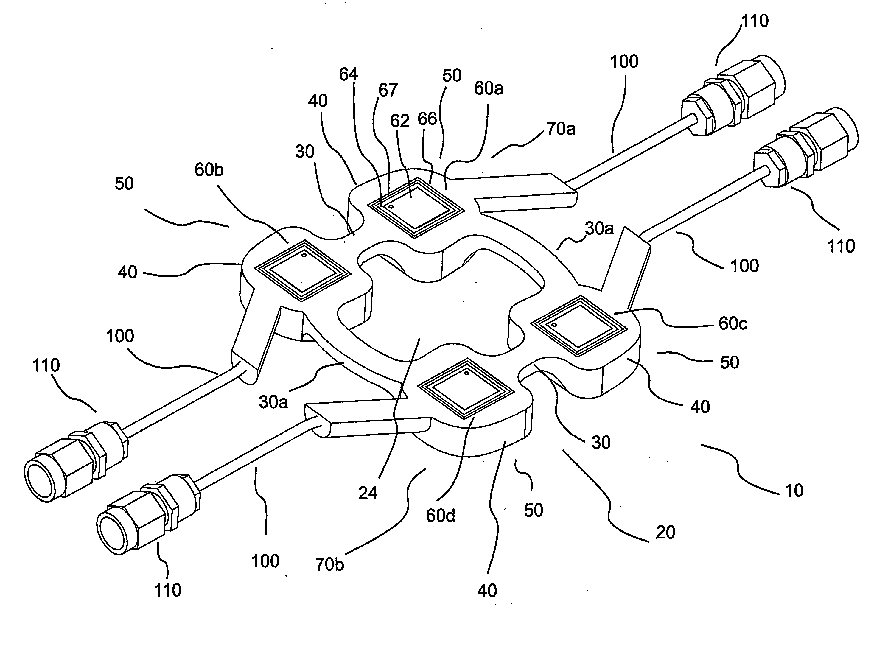 System for detecting fluid changes and sensoring devices therefor