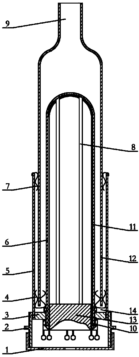 Safe electric heater provided with insulating sleeve for scale inhibition of heat exchange surface through guide circulation electric insulating