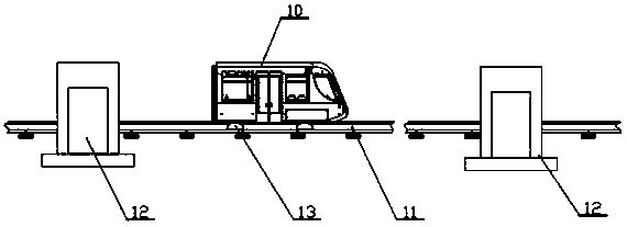 A kind of power rail and its transportation system