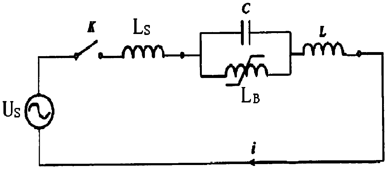 Self-saturation electric reactor type fault current limiter