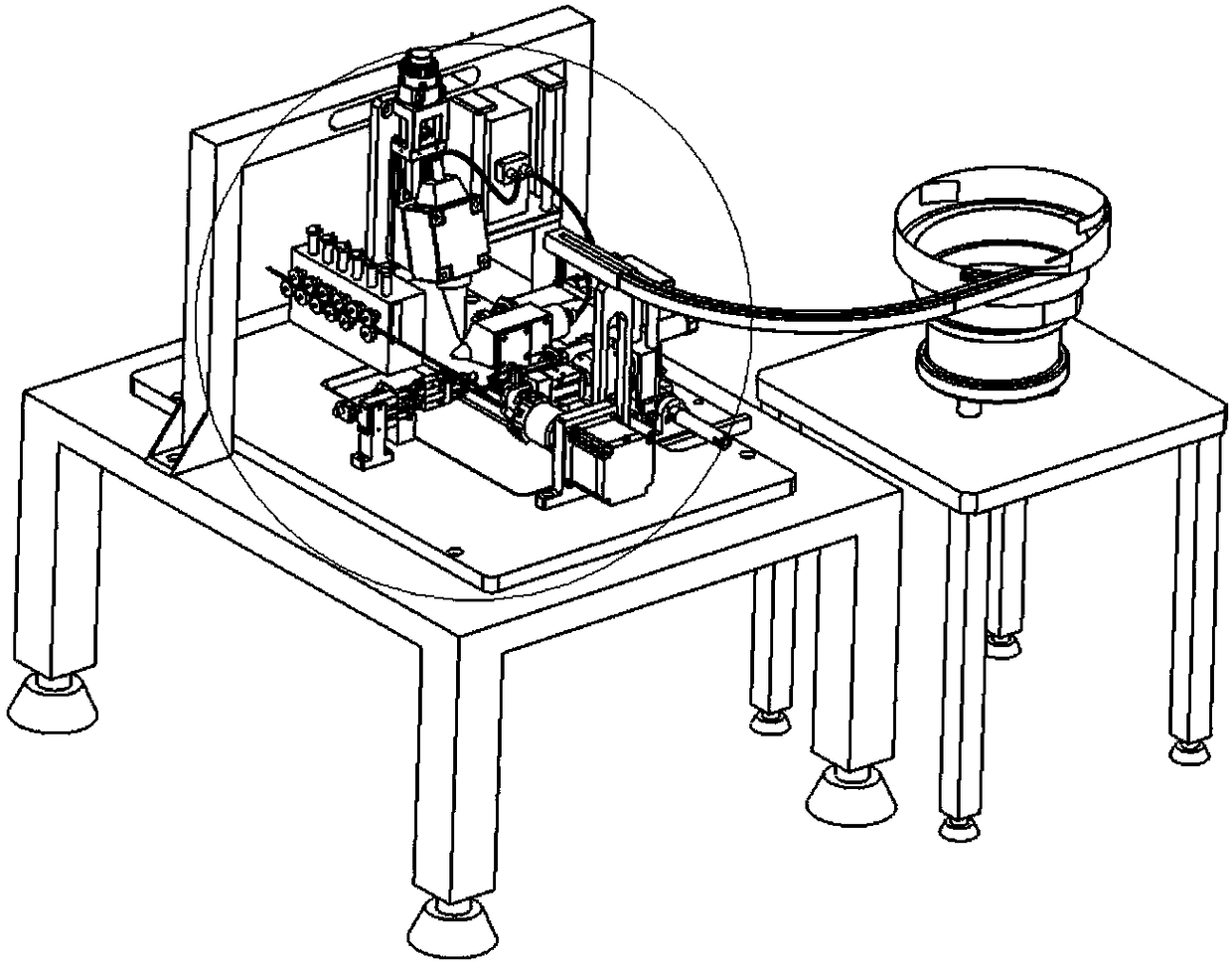 Preparation method and device for socket pipe combining laser cutting and laser hybrid welding