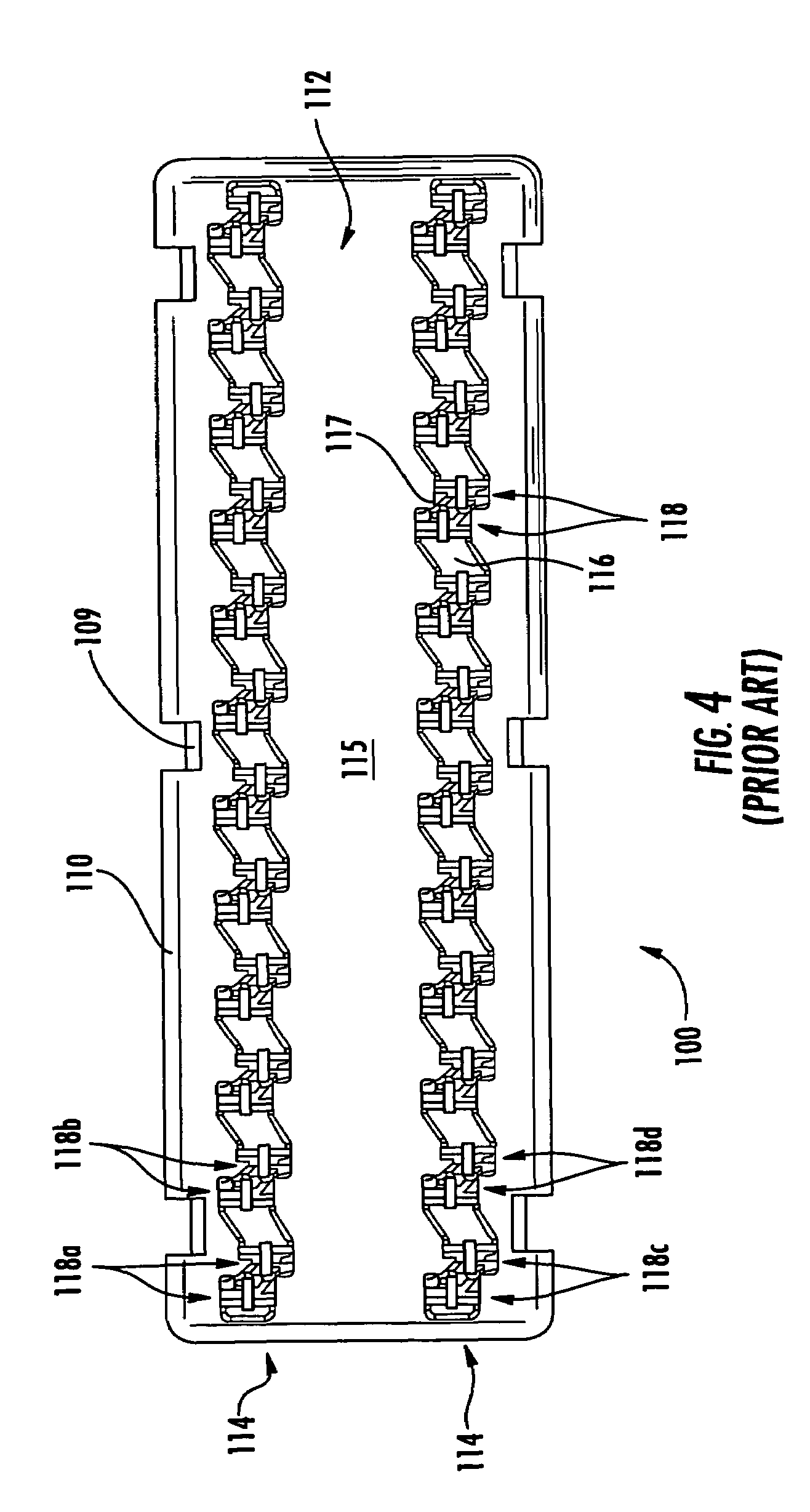 Device for managing termination of conductors with jack modules