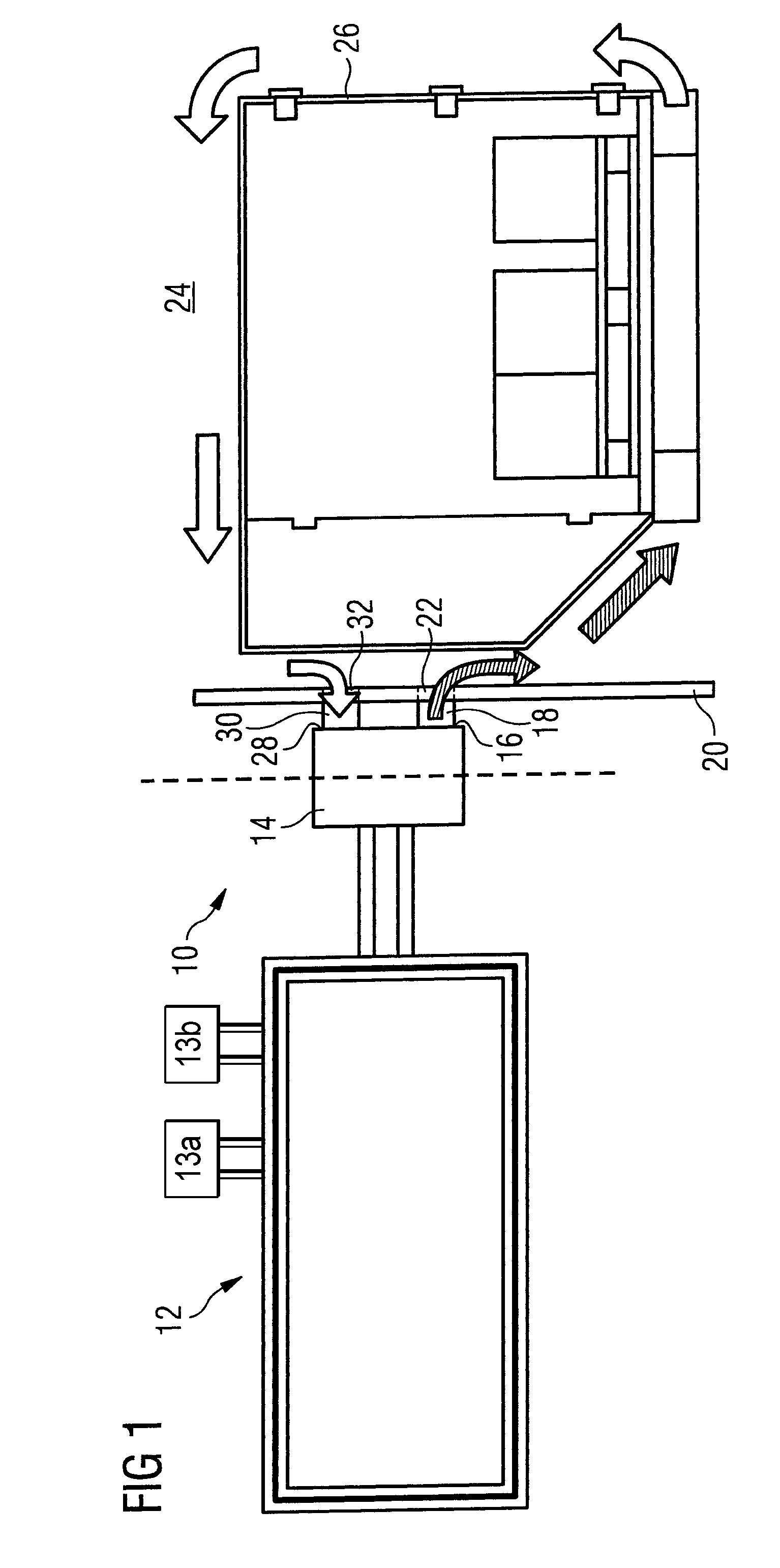 Cooling system and freight container