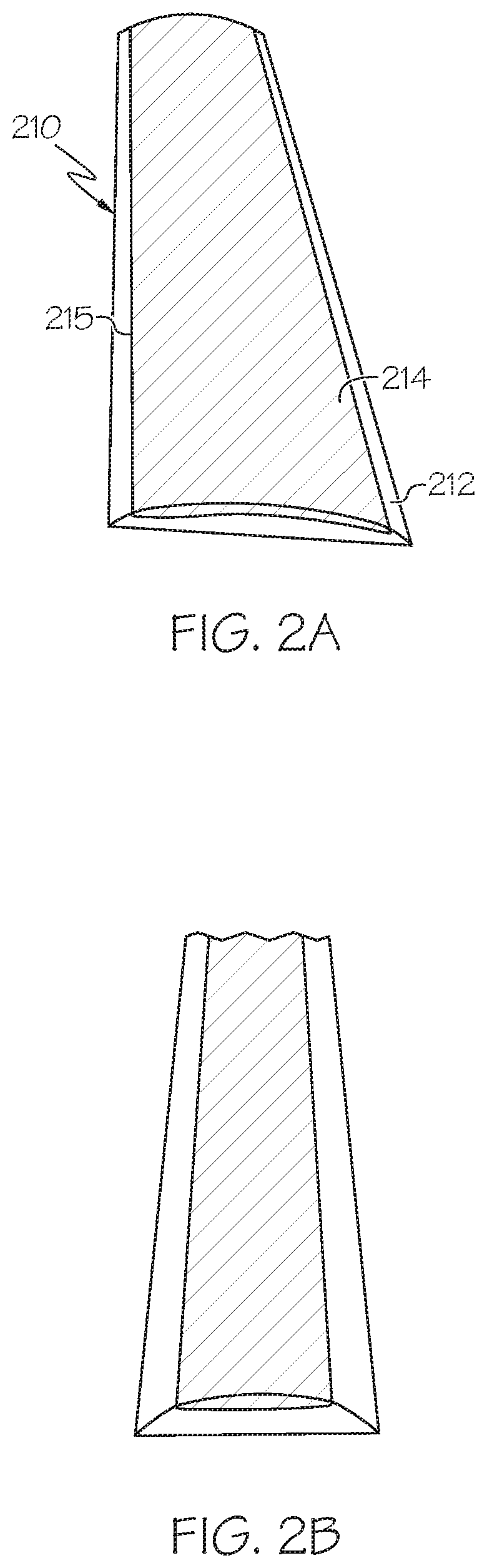 Composite tread with targeted stiffness gradient and method of making