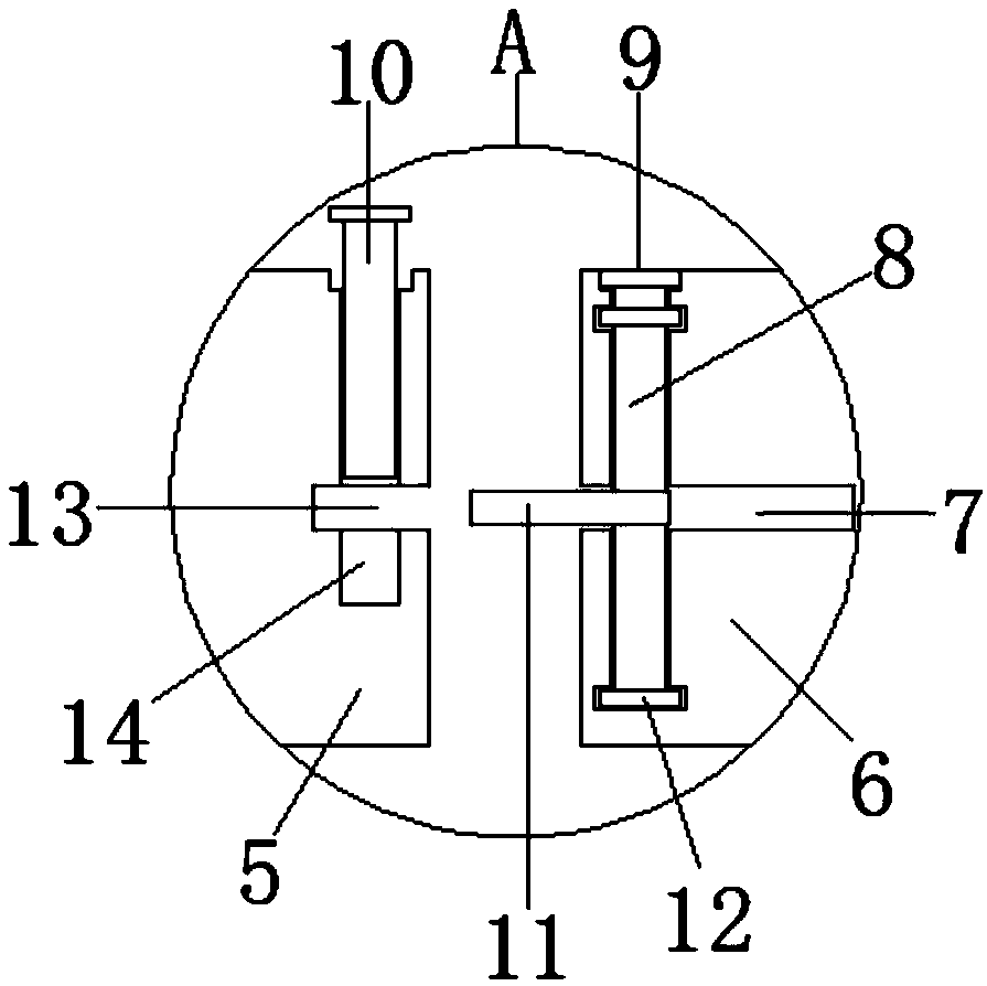 Iron core assembly device for magnetic component