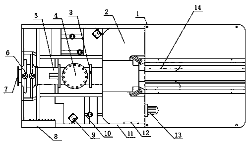 Flue gas waste heat recovery device