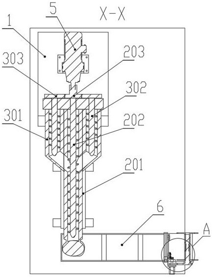 Multi-channel plastic extruding machine