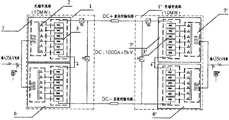 Turn-off device-based mobile power transmission device