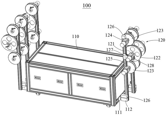 Physical training belt sorting and conveying mechanism