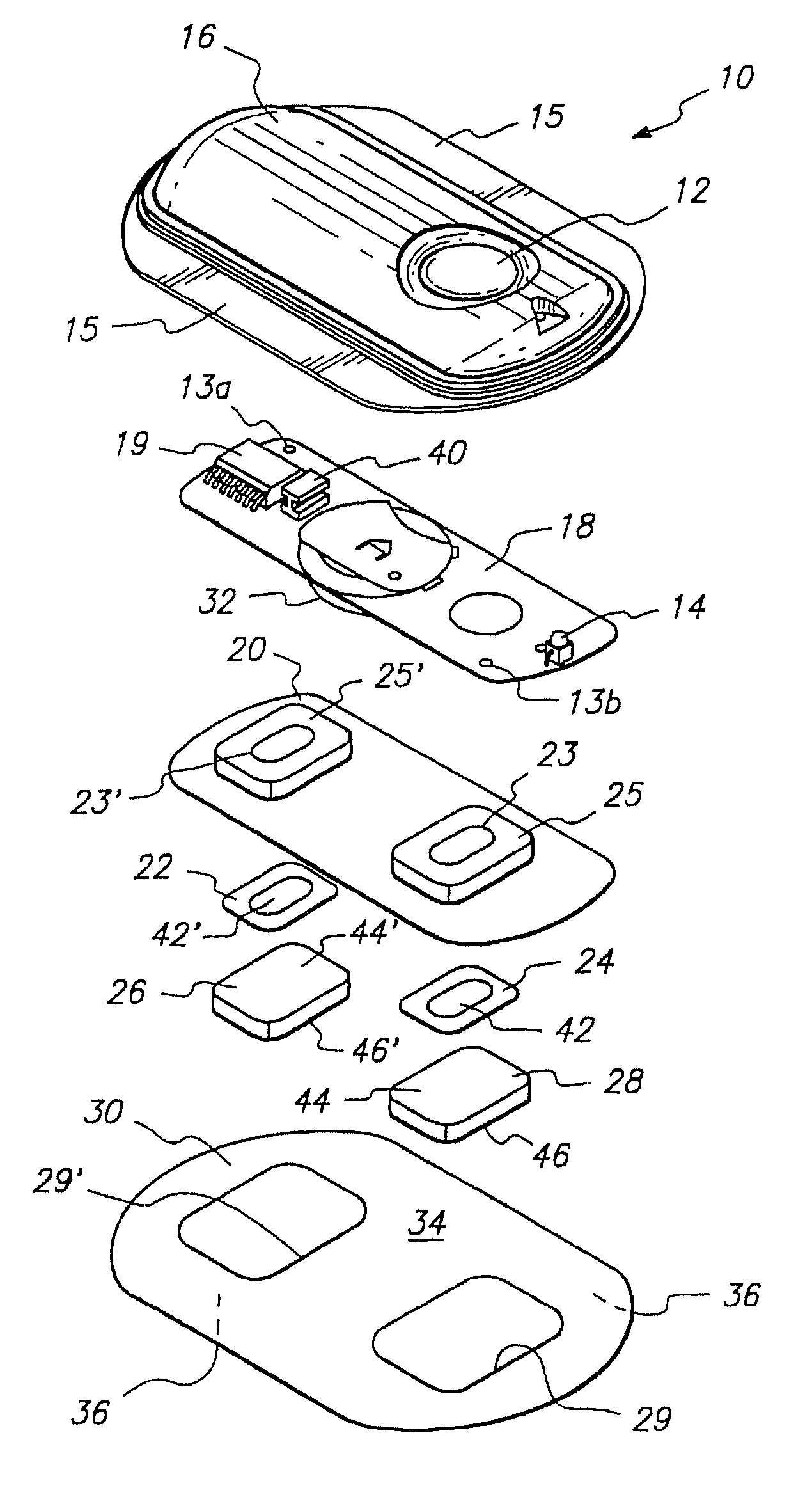 Device for transdermal electrotransport delivery of fentanyl and sufentanil