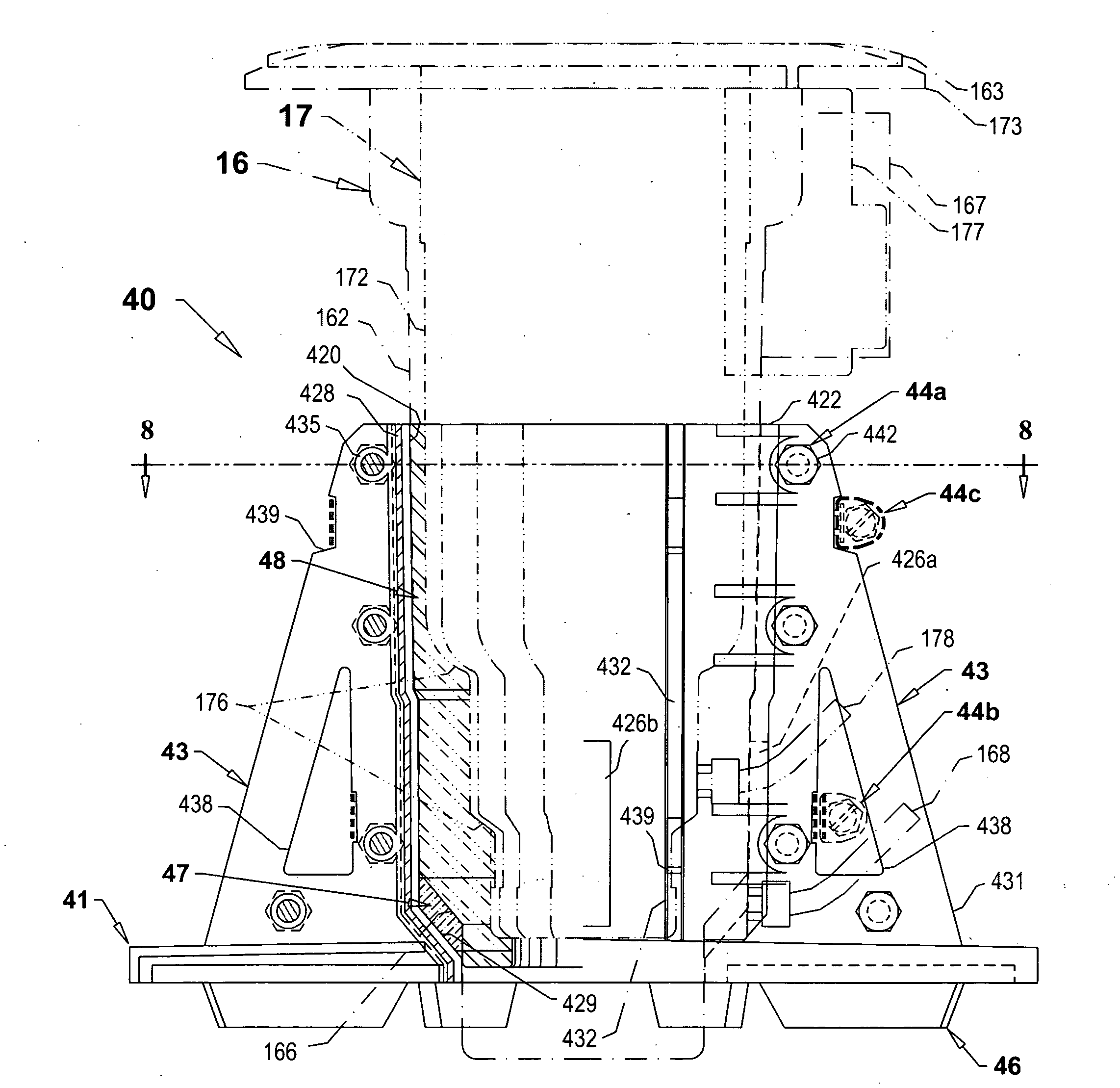 Device for supporting in-ground sprinkler heads