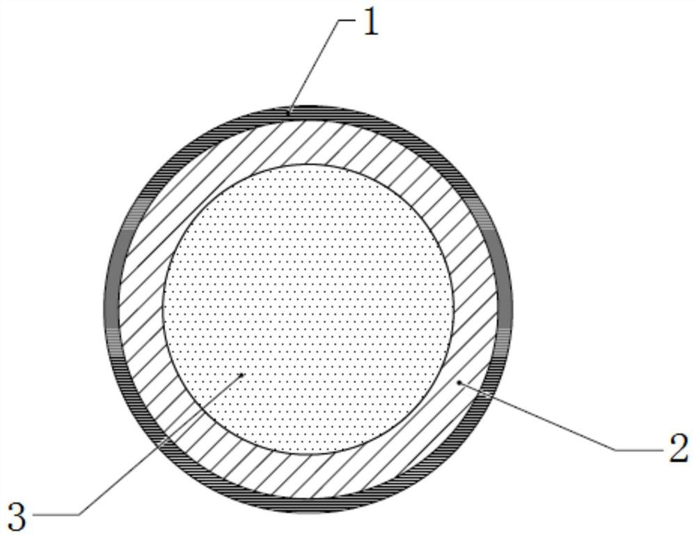 High-sealing flux-cored soluble ball