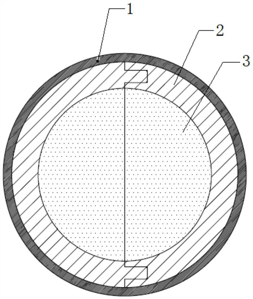 High-sealing flux-cored soluble ball