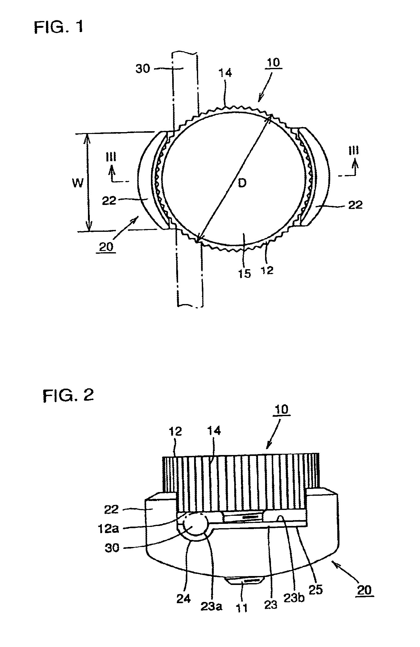 Magnet mounting structure