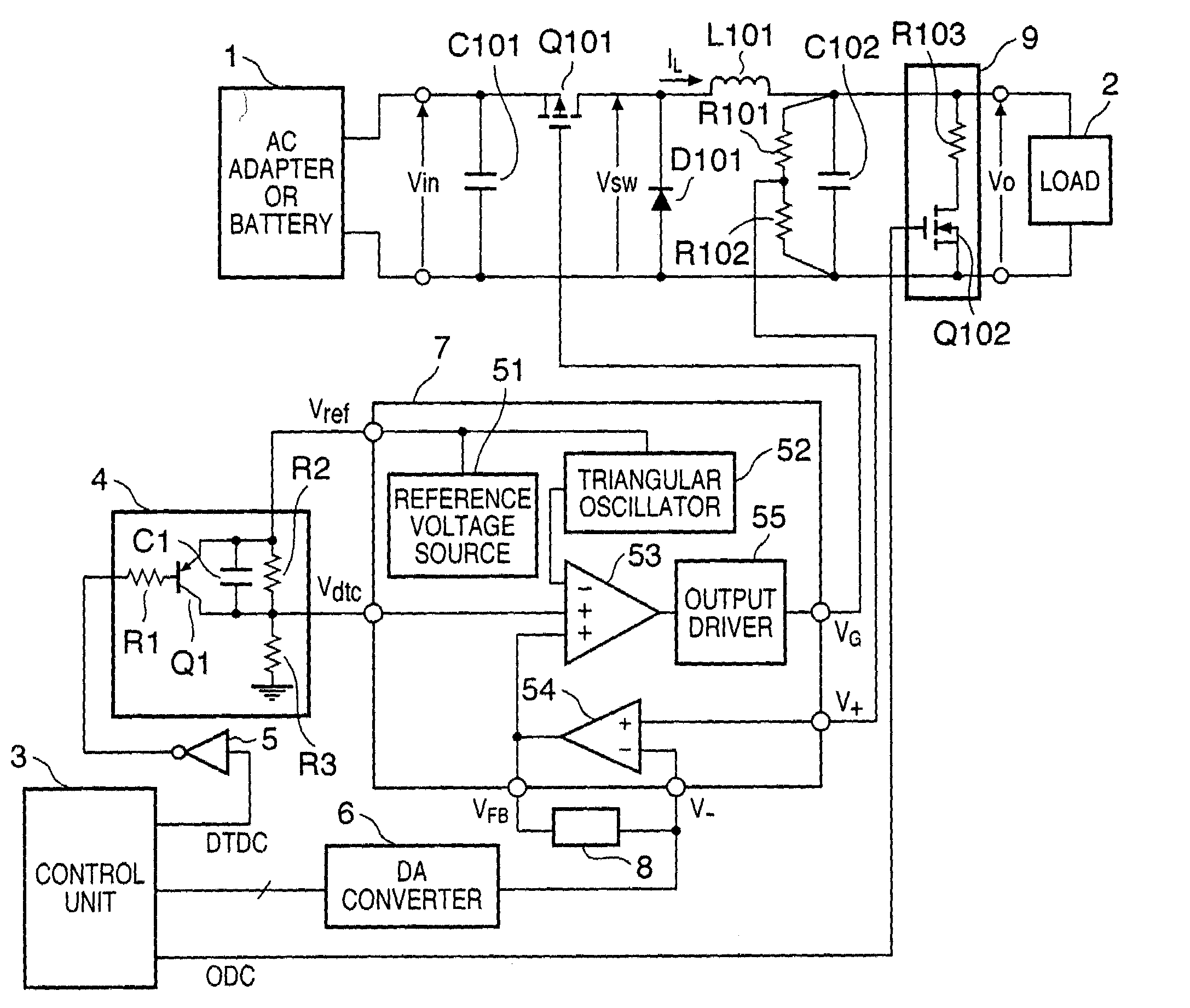 Power supply device with dead-time control and printing apparatus having the same