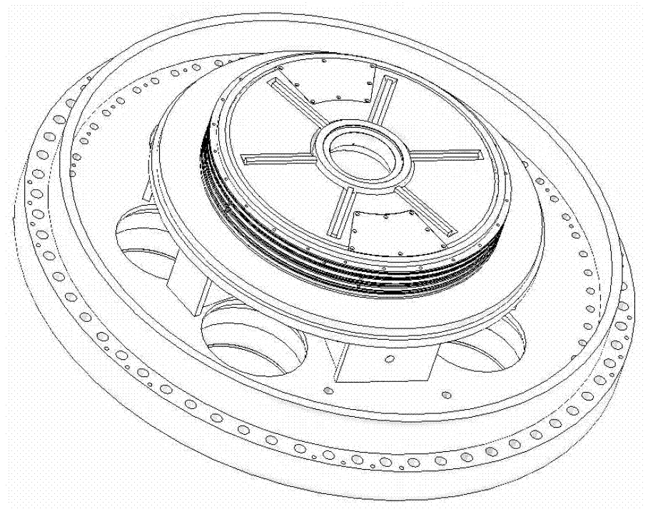 Shield tunneling machine drive box and production method thereof