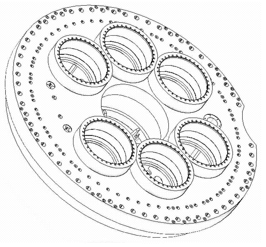 Shield tunneling machine drive box and production method thereof