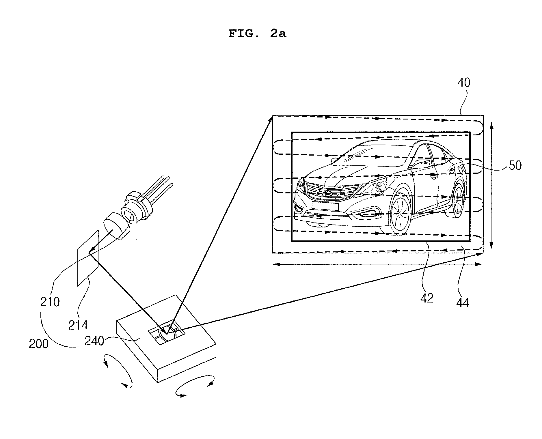 Distance detecting device capable of increasing power of output light and image processing apparatus including the same