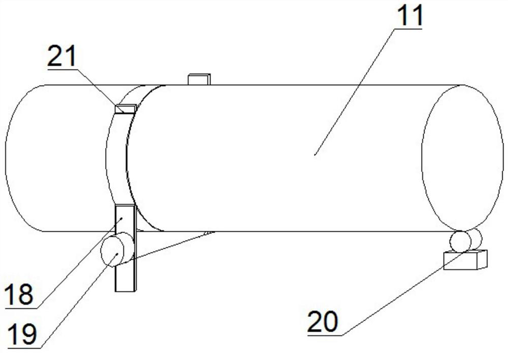 Device for purifying rare earth oxide from old rare earth materials and application method of device