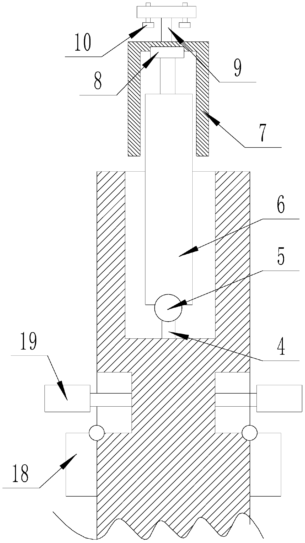 Indoor ceiling supporting device convenient to move