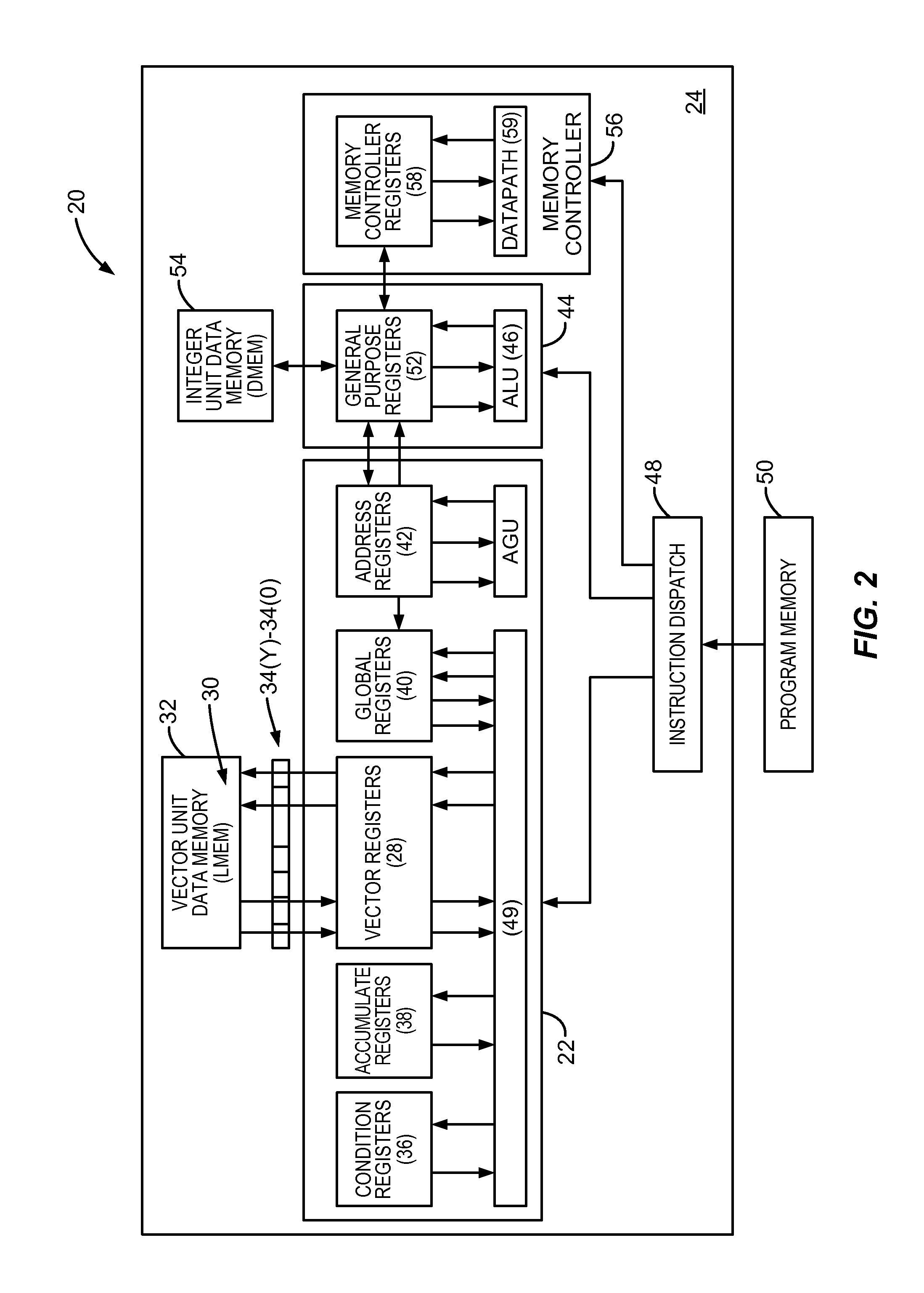 Vector processing carry-save accumulators employing redundant carry-save format to reduce carry propagation, and related vector processors, systems, and methods