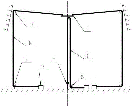 Method and vertical alignment device for installation and control of large-scale arc structure formwork