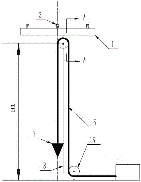 Method and vertical alignment device for installation and control of large-scale arc structure formwork