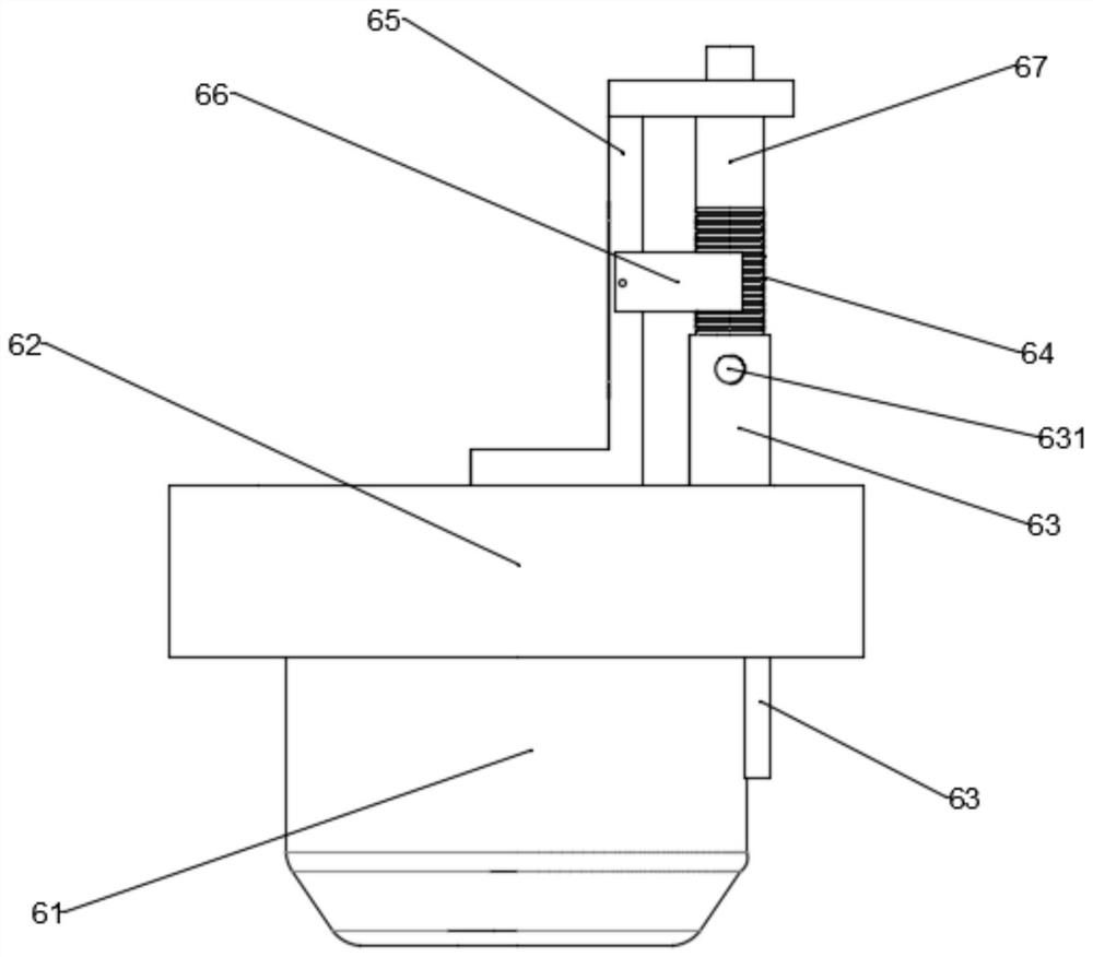 An automatic press-fitting process for a draft tube