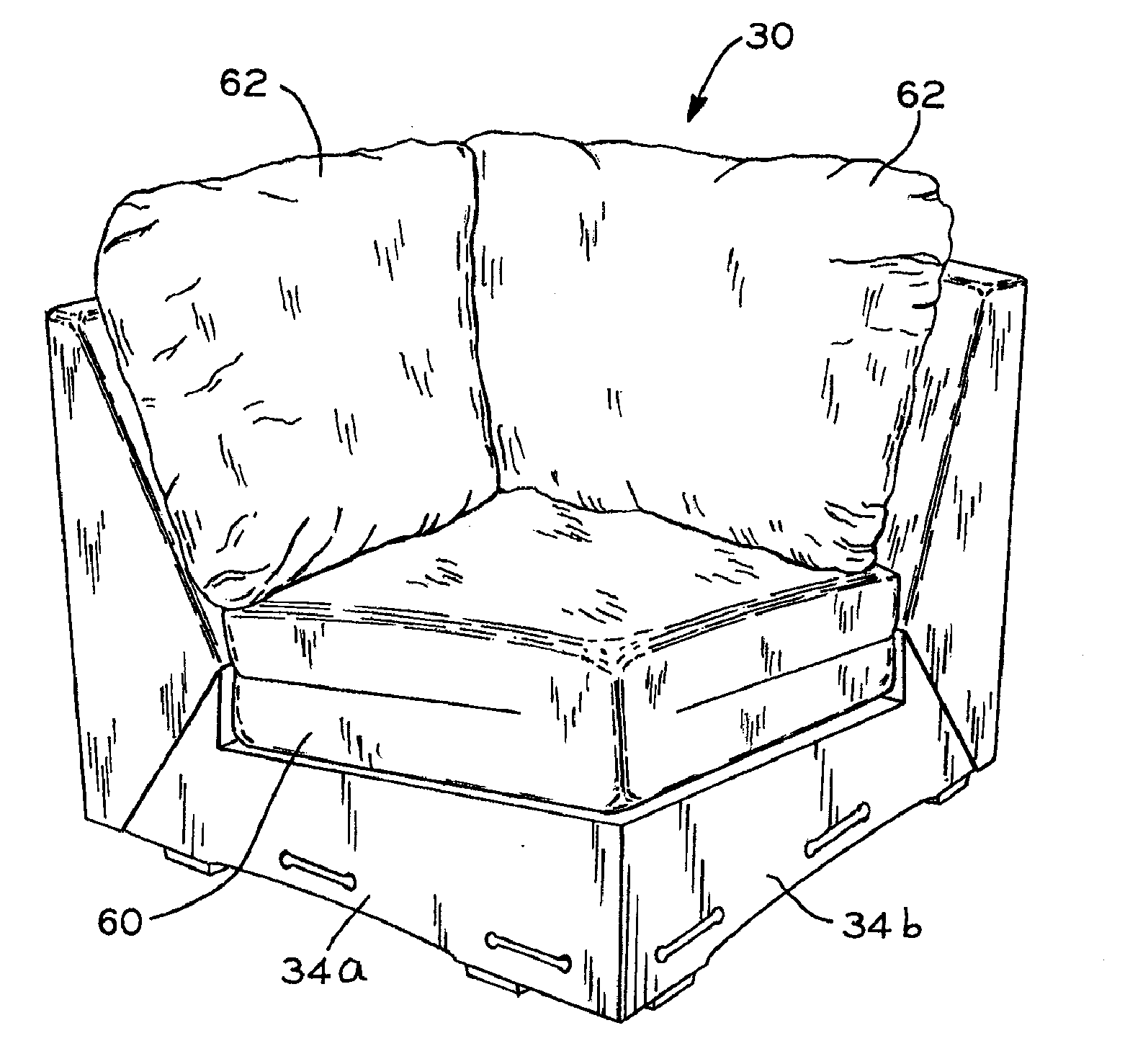 Article of ready-to-assemble furniture