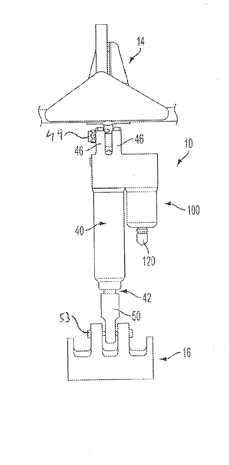 Hydraulic-pneumatic actuator