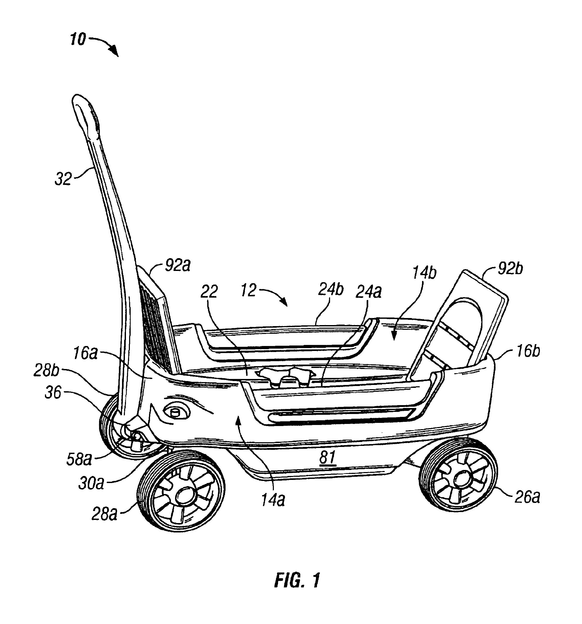 Convertible toy wagon